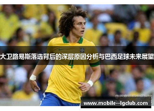 大卫路易斯落选背后的深层原因分析与巴西足球未来展望 大卫路易斯落选背后的深层原因分析与巴西足球未来展望