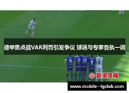 德甲焦点战VAR判罚引发争议 球迷与专家各执一词 德甲焦点战VAR判罚引发争议 球迷与专家各执一词